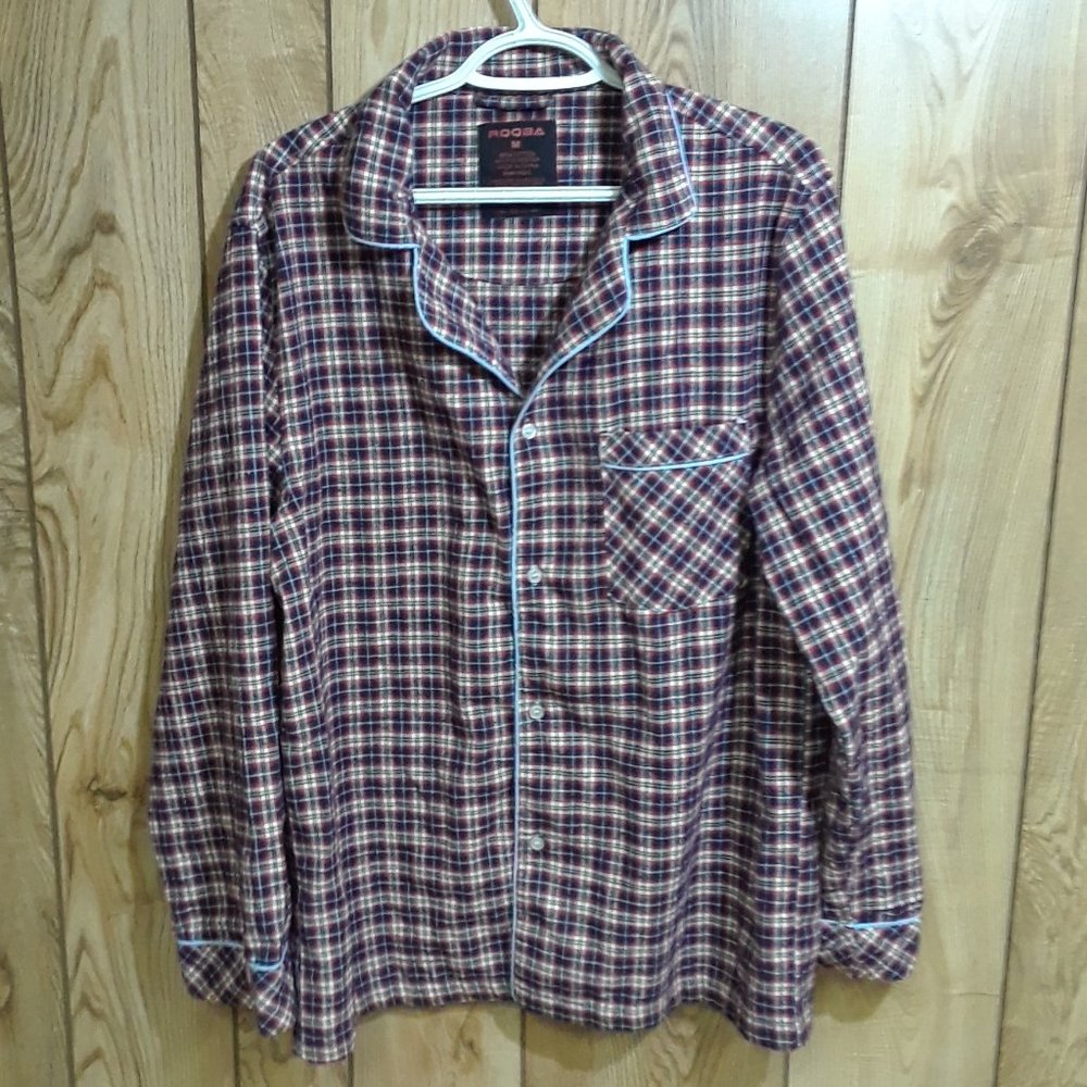 RQQBA Plaid Long Sleeve Shirt